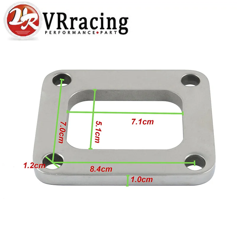 

VR RACING - High Quality SS304 T4 T72 T76 GT35 T04B Turbo Exhaust Manifold Flange Adapter VR4809SS