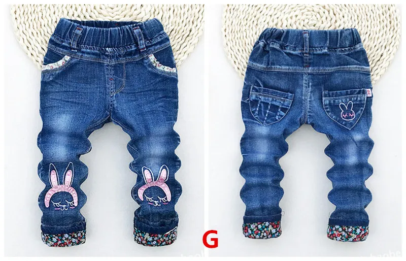 В году, новая весенне-Осенняя детская одежда джинсы для мальчиков и девочек детские брюки с героями мультфильмов брюки Китти розничная, от 2 до 5 лет
