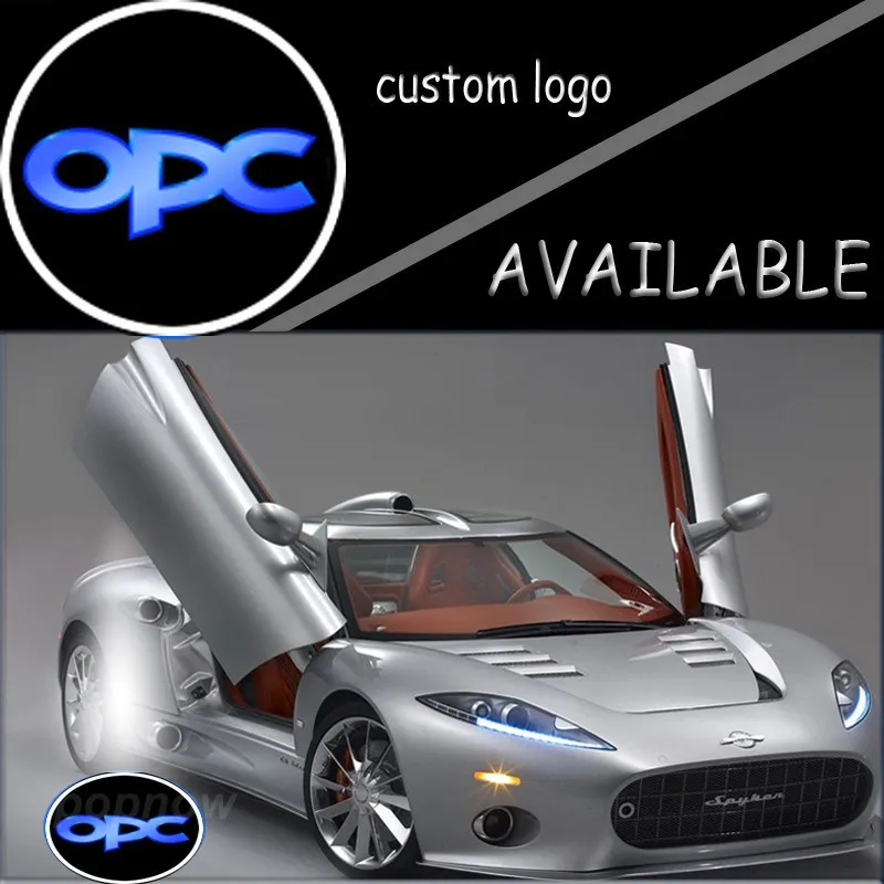 

Pair Opel OPC Vector Logo Auto Car Door Courtesy Laser Projector Ghost Shadow Light Logo Lamp #4001
