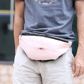 

2018 High Capacity Big Belly Ugly Pocket Convenient Anti-theft City Walking Bag Gym Man Sport Bag Funny Walk Bags 2018