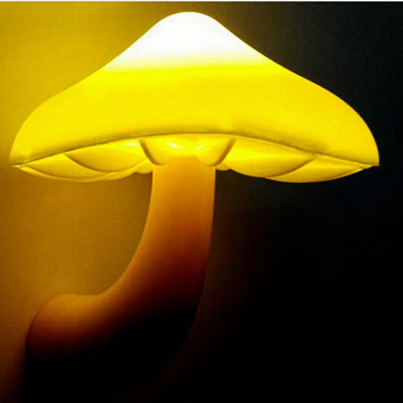 

LightInBox LED Lamp Home garden Decoration 1 pc Mushroom Sensor Night Light EU Plug Romantic Colorful