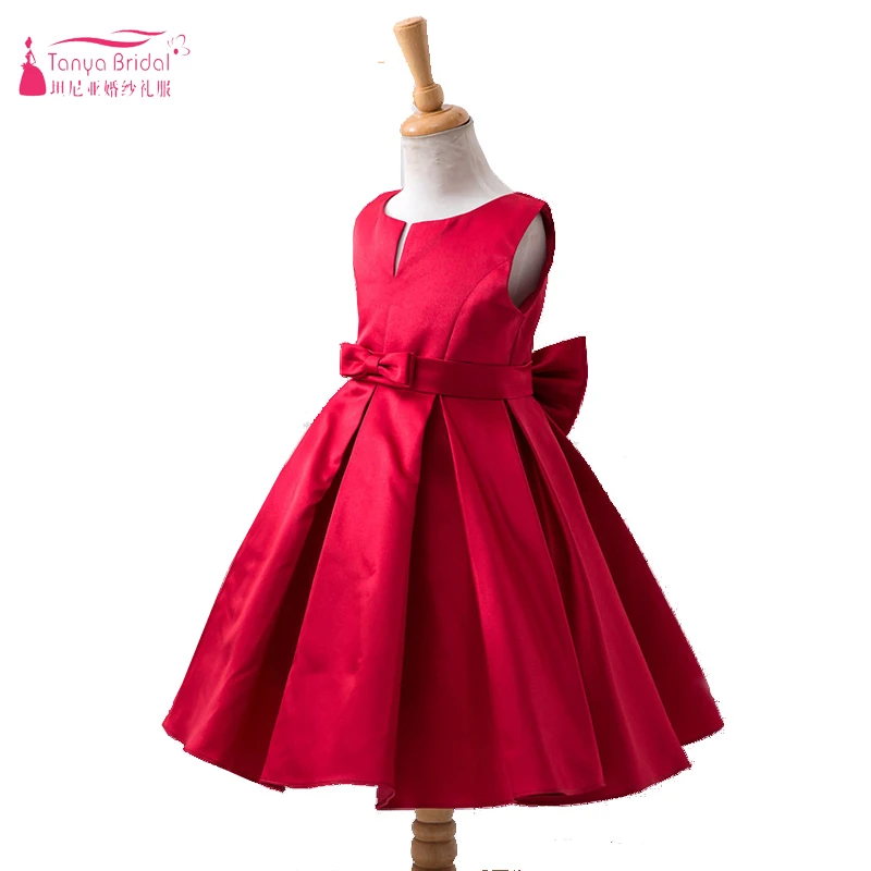 Red Satin Cute Flower Girls Dresses For Wedding And Party Jewel With Charming Bow Vestido Longo Real In Stock Zf017 Flower Girl Dresses Aliexpress Red Satin Cute Flower Girls Dresses For Wedding And Party Jewel With Charming Bow Vestido Longo Real In Stock Zf017 Flower Girl Dresses Aliexpress