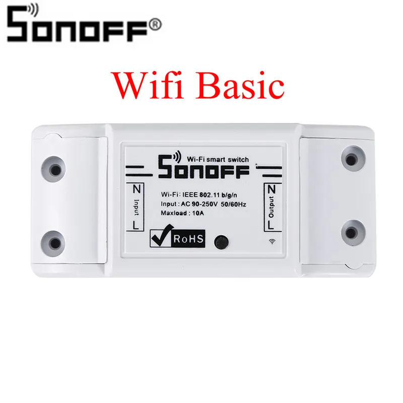 Itead Sonoff T2EU 86 Размеры 1/2/3 серии TX 433 МГц RF Дистанционное управление переключатель Wi-Fi с границы работает с Alexa Google Home - Комплект: Sonoff Wifi Basic