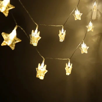 

Battery powered 3M 20LEDs Star Photo Clip LED string to Hang photos Christmas Fairy light for Bedroom Wedding Party Decoration