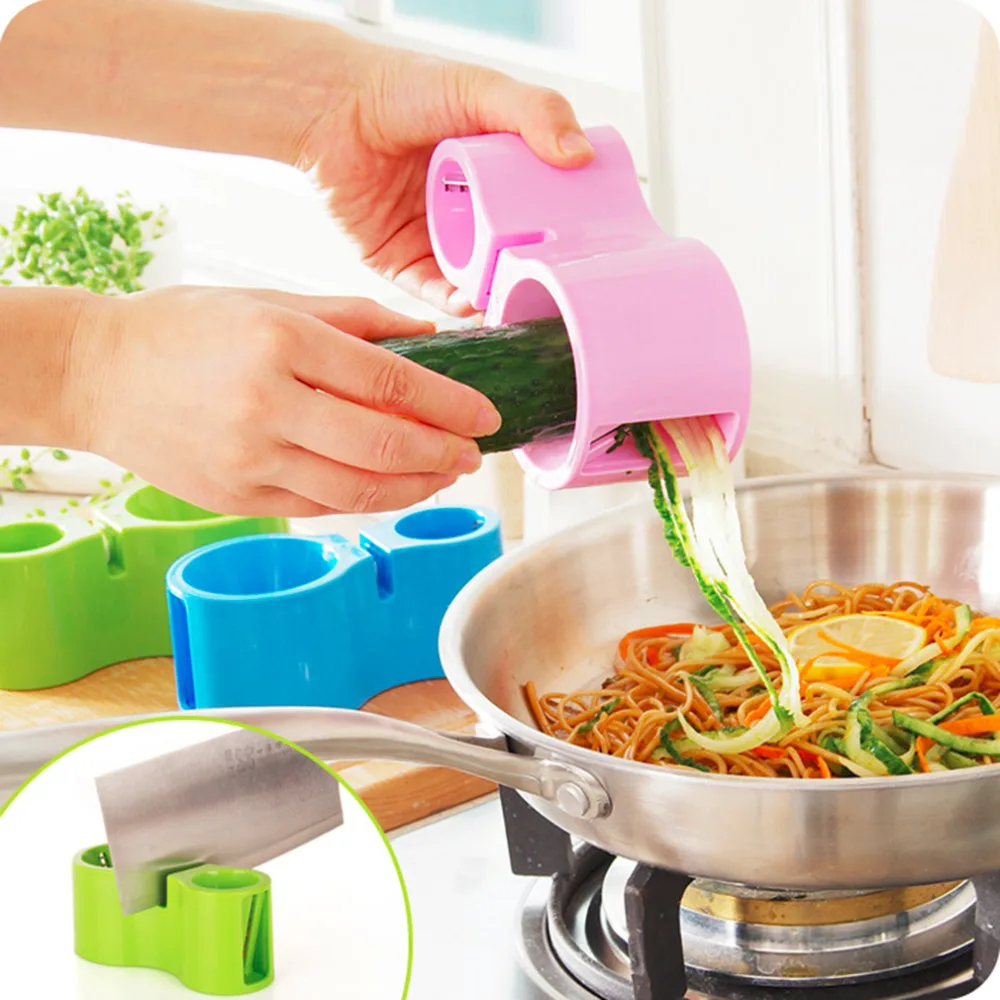 

2018 Premium Vegetable Spiralizer Vegetable Noodle Cutter Zucchini Noodle Pasta Spaghetti Spirals Maker Julienne Cutter Peeler