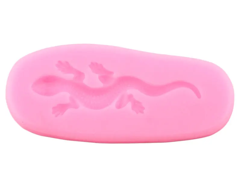 3D Ящерица силиконовая форма геккон Salamander помадка формы для украшения торта инструменты Полимерная глина-Смола Конфеты шоколадные формы для мастики