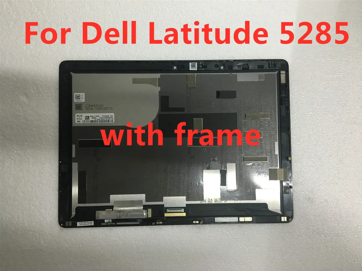 Для DELL LATITUDE 5285 12," 1920X1280 сенсорный ЖК-экран в сборе 2TDV5 X8T3P 0KK8X LQ123N1JX31