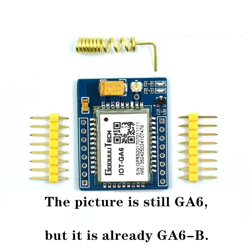

Replace SIM800L Mini A6 GA6-B GPRS GSM Kit Wireless Extension Module Board Quad-band Antenna Tested Worldwide Store for Arduino