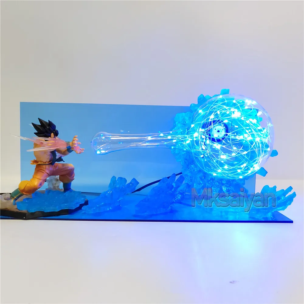 Лампа в виде дракона жемчуга супер Broly VS Goku игрушка Kamehameha фигурки со