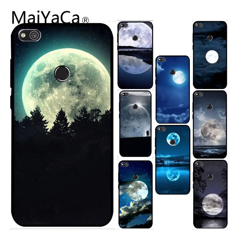 MaiYaCa The Moon Full Moon High Quality Classic Phone Accessories For Huawei P6 P7 P8 P9 P10 Cellphones