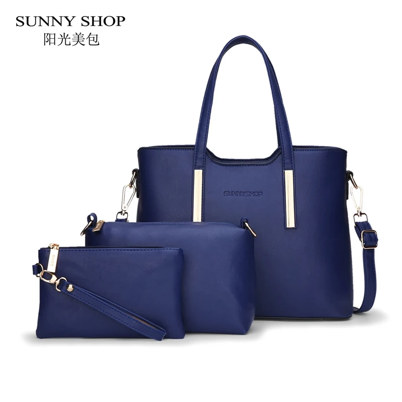 SUNNY SHOP 3 Bags font b Set b font Luxury font b Handbags b font Women