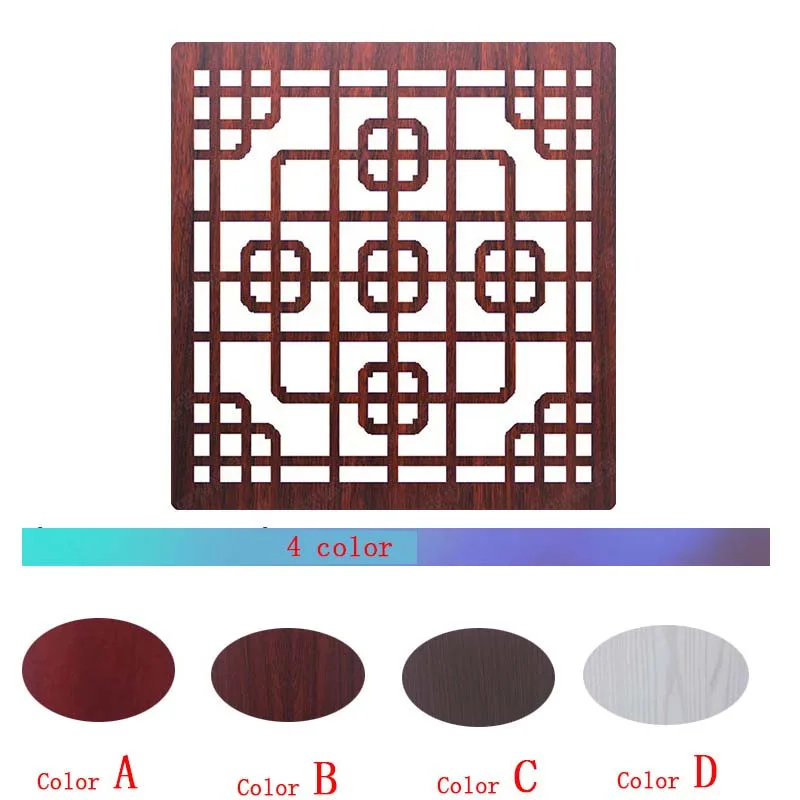 Европейский стиль деревянный экран перегородки полые Висячие простые Висячие резные офисные украшения отдельная комната 29X29 см - Цвет: 12