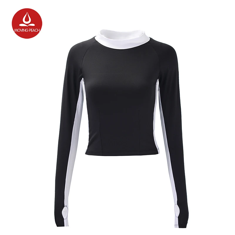 Fitness Sportswear Women Sport Suit Yoga Top Quick Dry Long Sleeve