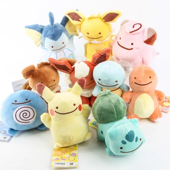 10 стилей Мягкие плюшевые куклы Clefairy Bulbasaur Сквиртл чармандер Животные Плюшевые