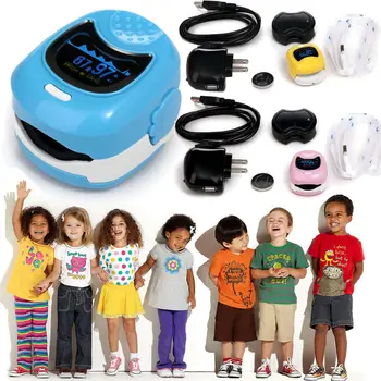

CONTEC CMS50QB 3 Colors OLED Kids Child Baby Heart Rate Children Fingertip Pulse Oxygen Blood SPO2 Oximeter Monitor