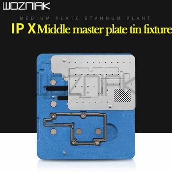

For iPhone X Middle master plate tin fixture +Medium frame tin mesh