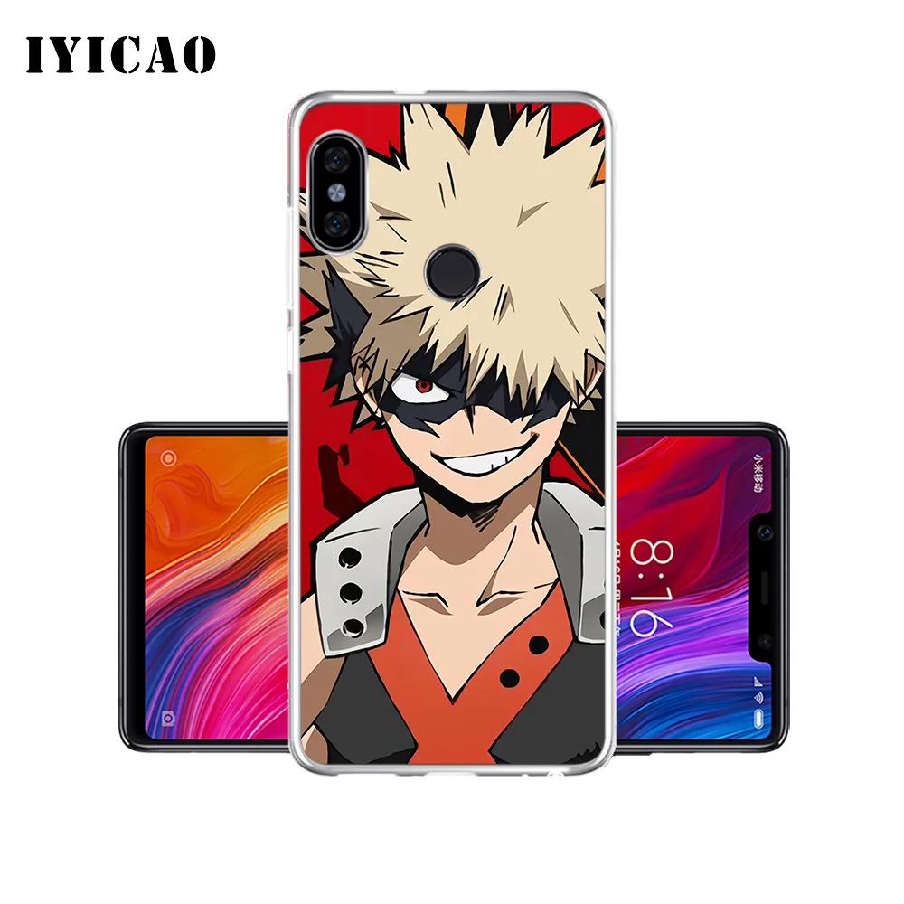 Мягкий силиконовый чехол для телефона IYICAO My Hero academic Xiaomi Mi 9 8 SE 6 A1 A2 Lite F1 MIX2S MIX3 из