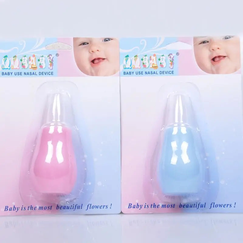 Новорожденного нос Очиститель Силикона Носовые аспираторы Детские младенческой сопли вакуумной присоски детские аспиратор для носа