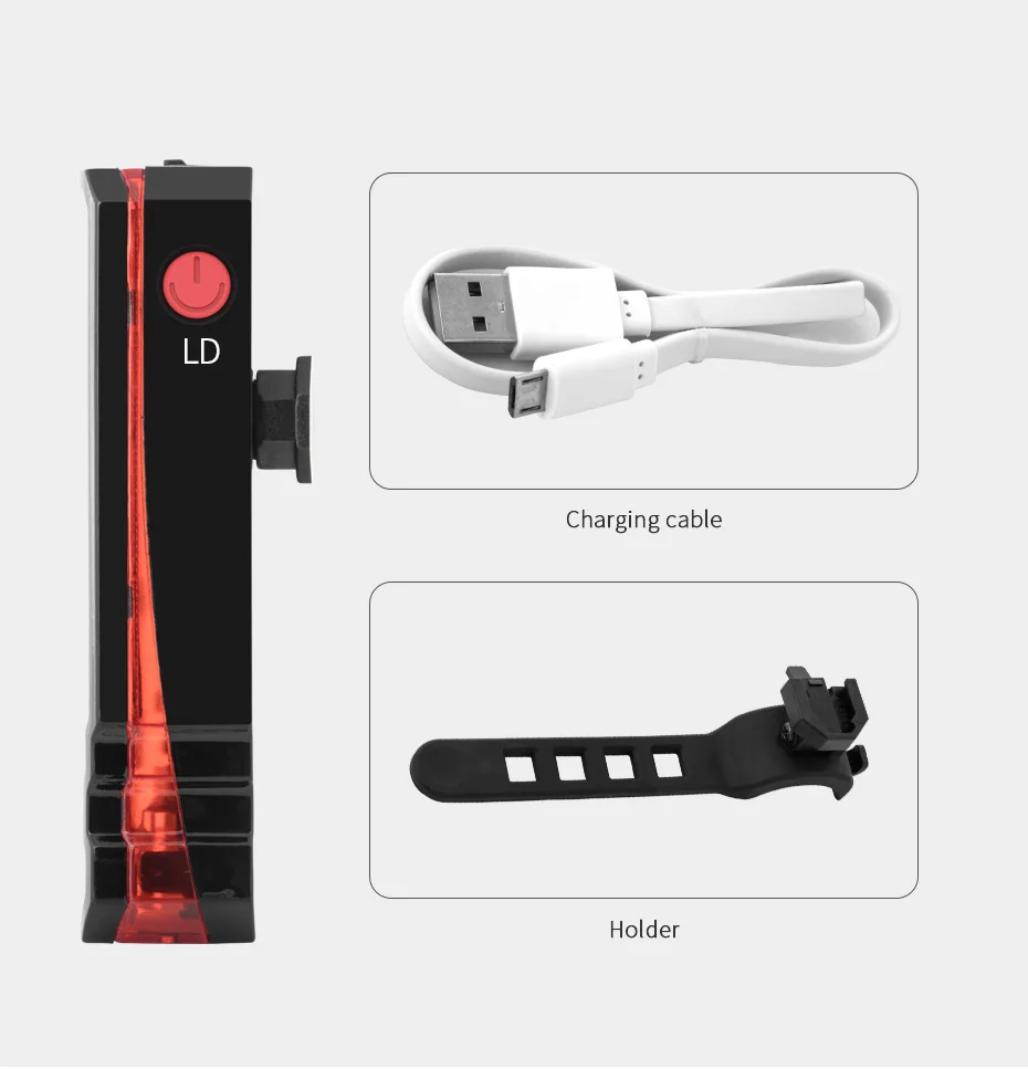 Perfect Cycling New Bike Light Waterproof LED Taillight Cycling Safety Warning Light USB Rechargable Night Riding MTB Bicycle Rear Light 8 Perfect Cycling New Bike Light Waterproof LED Taillight Cycling Safety Warning Light USB Rechargable Night Riding MTB Bicycle Rear Light 8