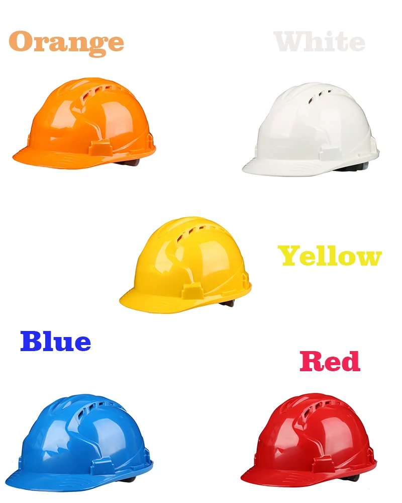 Рабочая обувь шлем Кепки ABS промышленные дышащий регулируемый Рабочий каску анти-Давление защиты головы строительные каски