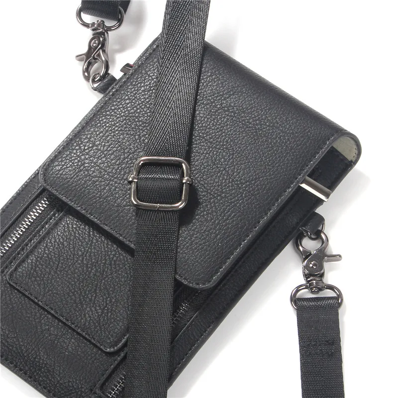 CHEZVOUS 4 Colors PU Leather 2 Zipper Phone Bag Vintage Women Shoulder Bags Crossbody Bags for Women for iPhone Samsung Huawei iphone 8 phone cases