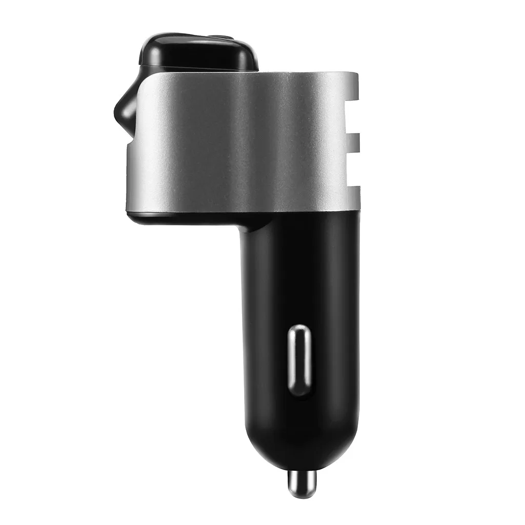 Bluetooth автомобильное USB зарядное устройство fm-передатчик беспроводной радио адаптер с наушниками