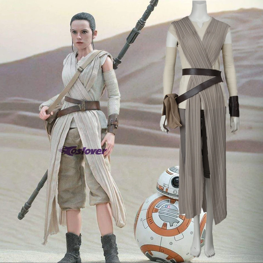 hurken blad Suri Star wars: de force wekt rey cosplay kleding halloween carnaval party  kostuum voor vrouwen volwassen meisjes outfit kleding dress|rey  cosplay|cosplay clothingparty costume - AliExpress