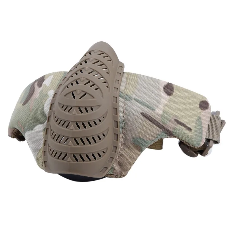 

Tactical Airsoft Half Face Masks Steel Mesh Mask Hunting Paintball Shooting Protection Mask War CS Game Military face mask
