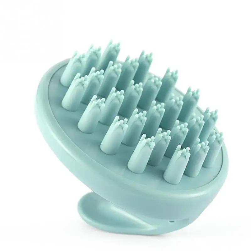 Mini Scalp Massager Brush Dandruff Silicone Wet Or Dry Home Shampoo
