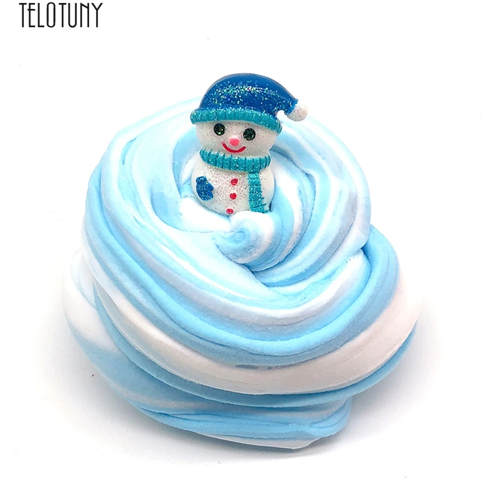 

TELOTUNY slime suy Christmas Tree Mud Slime Putty Scented Stress Clay Sludge Toy For Xmas Gift Developmental Toy Hot New Jan16