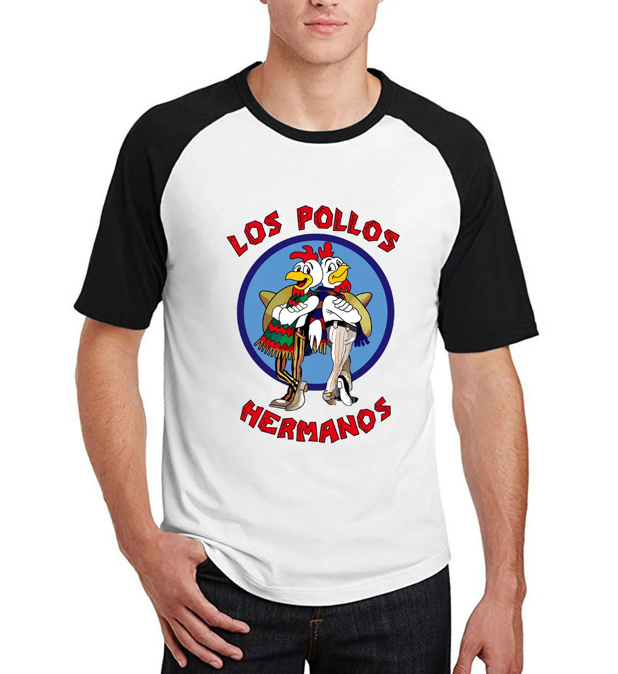 

Chicken Brothers Short Sleeve Hipster raglan Top Men Fashion high quality t shirt 2019 summer bodybuilding brand clothing