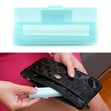 1 шт. удобный мытье рук ванна мыльные хлопья путешествия портативный ароматические ломтик листы коробка для вспенивания бумаги