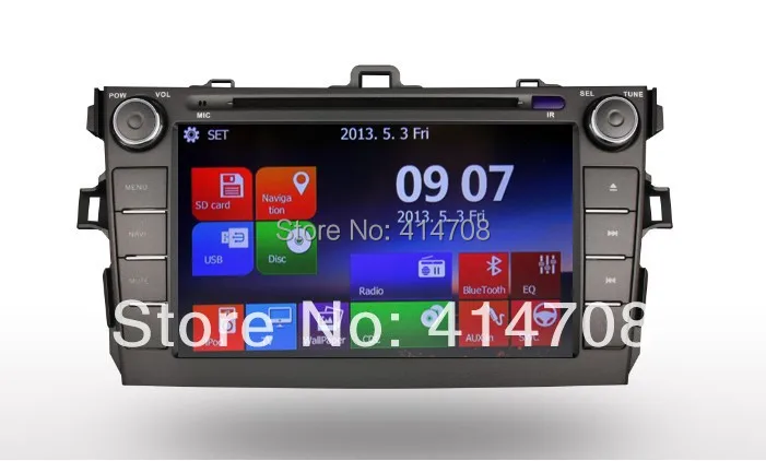 Car Dvd Gps for TOYOTA COROLLA 2006 2007 2008 2009 2010 2011 + steering wheel control+ phonebook+bluetooth music+ipod+dvd+ map bluetooth-mp-player-for-car : image Car Dvd Gps for TOYOTA COROLLA 2006 2007 2008 2009 2010 2011 + steering wheel control+ phonebook+bluetooth music+ipod+dvd+ map bluetooth-mp-player-for-car