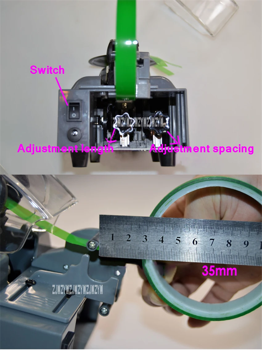 Обновленный Автоматическая диспенсер для ленты машина электрическая лента режущий диск клейкая лента режущий станок zcut-50 100-240 в 15-70 мм 25 Вт