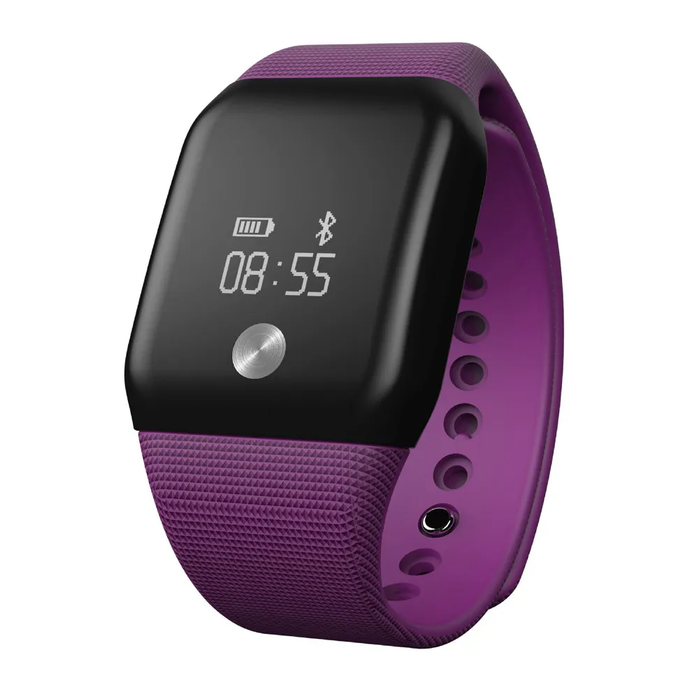 Водостойкий Bluetooth Смарт-часы телефон mate для Android IOS для iPhone C307 - Цвет: Purple