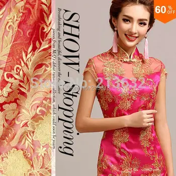 

PQYY33 phoenix tail diy Multicolor Chiffon disc flowers lace cloth 3D rose stereo flower fabric dress cloth african cord lace