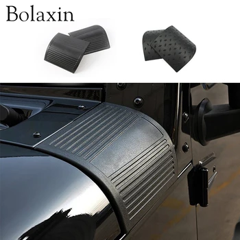 

Car-Styling Horizontal line Rivet Durable Black Cowl Body Armor Decoration Protection For Jeep Wrangler JK 2007-2016