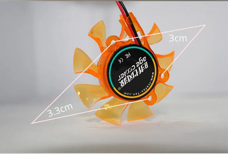 60 70 80mm computer cooling fan replace for Gigabyte P106 gtx1080 GTX 1060 960 RX 480 460 570 580 R9 290X Video card cooler