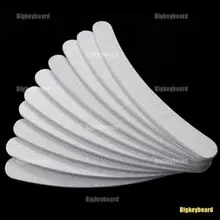 10 Pcs/Pack Beauty New Fashion Nail Files 100/180 Grey Curve Nail Art Manicure Nail Care Tool Tools Free Shipping S1