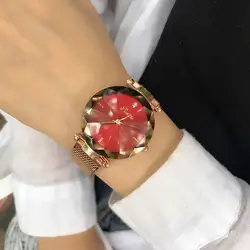 Super Slim часы для Для женщин розового золота сетки Нержавеющая сталь Для женщин наручных часов люксовый бренд Повседневное часы Дамы Relogio