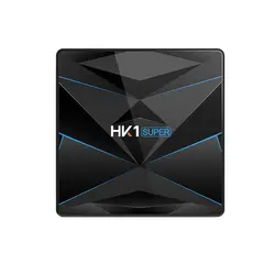 Hk1 супер дополнительный Android 9,0 3318 Smart Tv Box Rk3318 4 K 3D Ультра Hd Двухъядерный процессор Wi-Fi Play Store Bt4.0 Декодер каналов кабельного телевидения