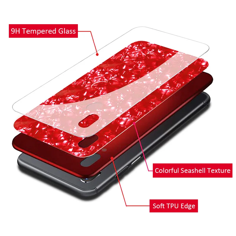 KHW2033_6_JONSNOW Tempered Glass Phone Case For Huawei Honor 8X 8C Glossy Hard Back Cover for Honor 10 9 Lite 7C 7A Pro 7X