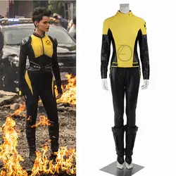 X-men Deadpool костюм Negasonic подростков утверждает Косплэй костюм фильма Дэдпул комбинезоны костюм на Хэллоуин для Для женщин индивидуальный