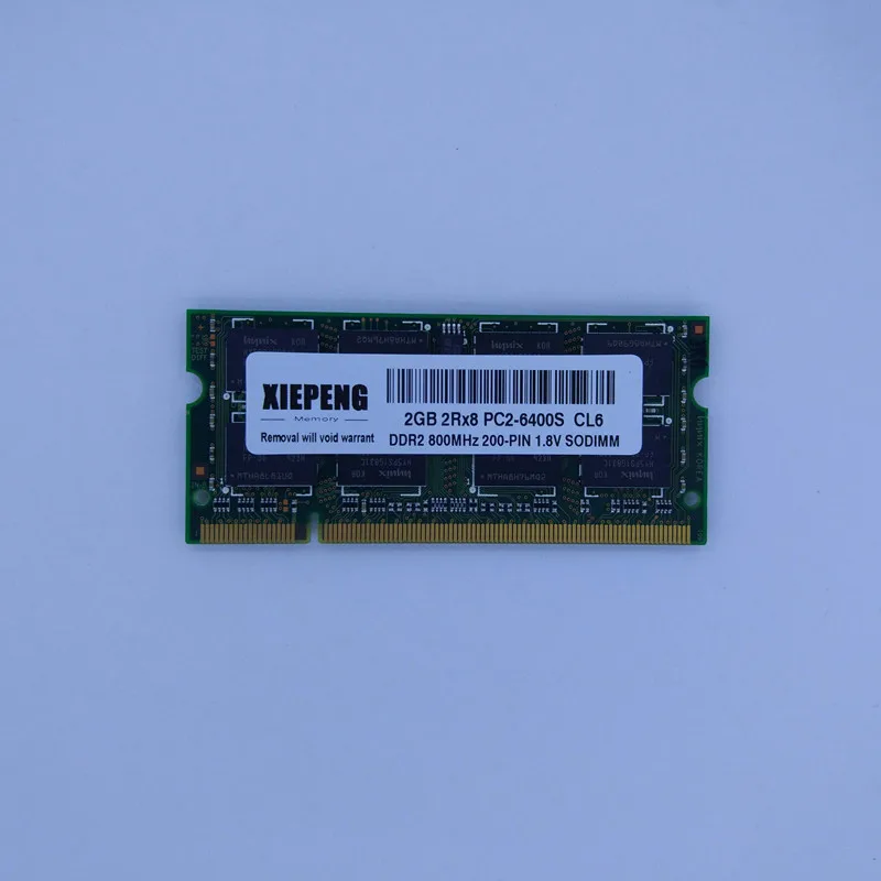 4GB 2Rx8 PC2-6400S 800 MHz DDR2 2gb 800 MHz Память для ноутбука 4G pc2 6400 notebook 200-PIN SODIMM ram