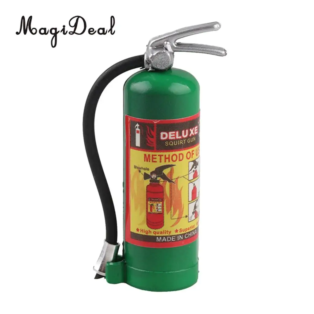 1:10 Simulated Fire Extinguisher with Sticker for RC Car Truck Parts