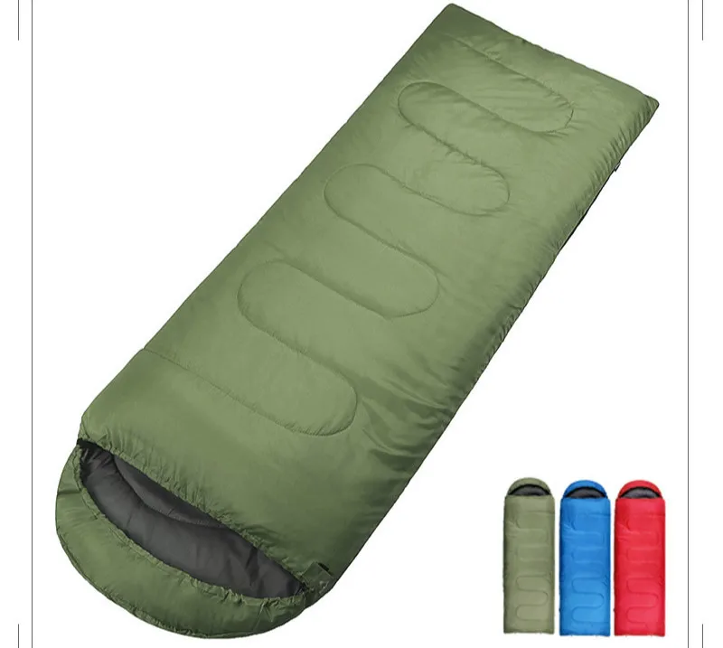 Hot selling outdoor camping camping sleeping bag spring summer autumn three season envelope