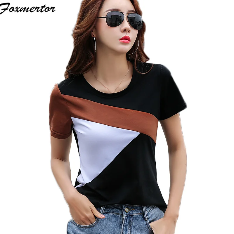 

Plus size t shirt Women tops Tee shirt Femme camisetas mujer 2019 Summer Cotton O-neck Tshirt Women T-shirt Summer T shirts