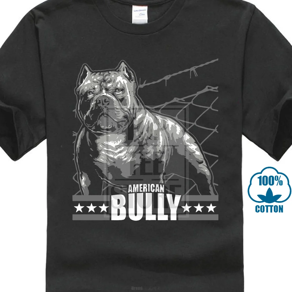 Футболка американский Bully Machine Bulldog Bullies Grobe S 8xl Hunde Dogs Rasse 100% хлопок короткий рукав o-образный вырез футболки