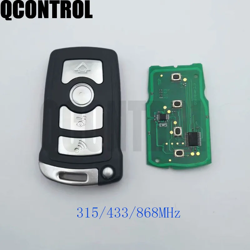 QCONTROL автомобиль дистанционного ключа для BMW серий 7 730/740(E65/E66) CAS1/CAS2 Анти-кражи Системы 315/433/868 МГц 7945 чип