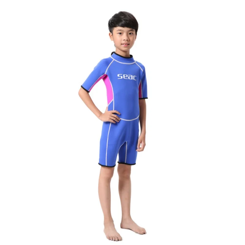 Profissão crianças wetsuits meninos meninas retalhos de